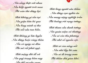 BỞI ĐỜI LÀ CÕI TẠM