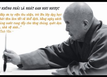 [Video] NHẪN KHÔNG PHẢI LÀ NHÁT GAN, NHU NHƯỢC | ĐẠI SƯ TINH VÂN