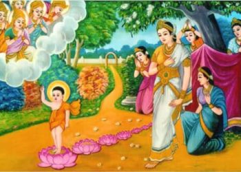 Ý NGHĨA BẢY BƯỚC CHÂN HOA SEN CỦA PHẬT ĐẢN SINH