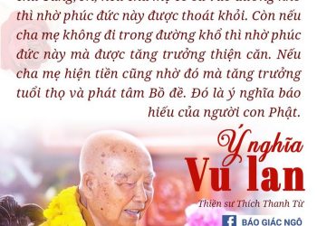 Ý NGHĨA VU LAN | Thiền Sư Thích Thanh Từ