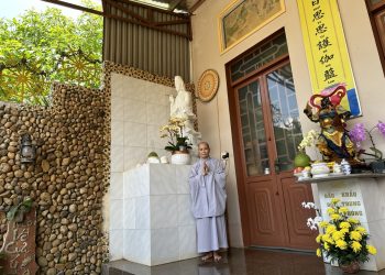 TÔN TRÍ VÀ AN VỊ TÔN TƯỢNG BỒ TÁT QUAN ÂM TẠI TỊNH THẤT TỰ TÂM