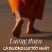 LƯƠNG THIỆN – LÀ ĐƯỜNG LUI TỐT NHẤT CỦA KIẾP NHÂN SINH